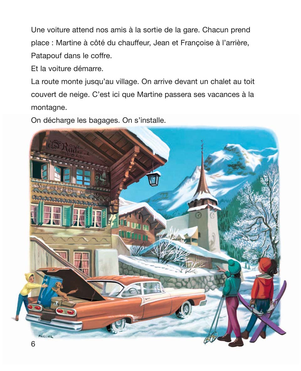 Martine à la montagne