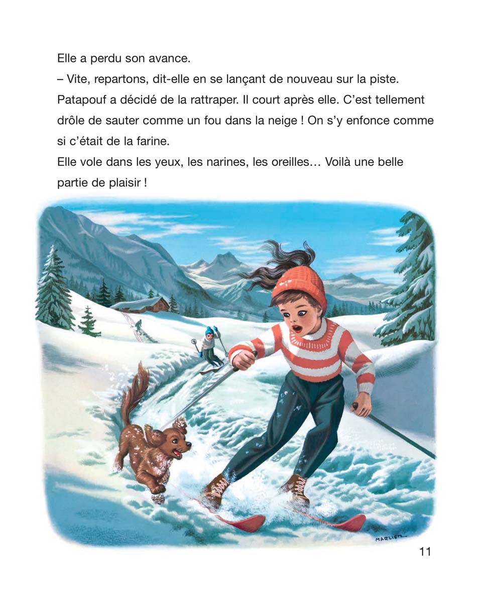 Martine à la montagne