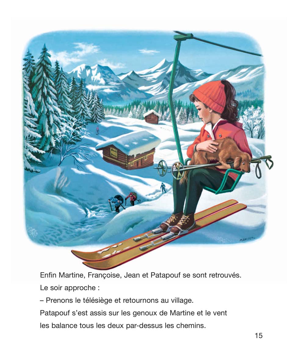 Martine à la montagne