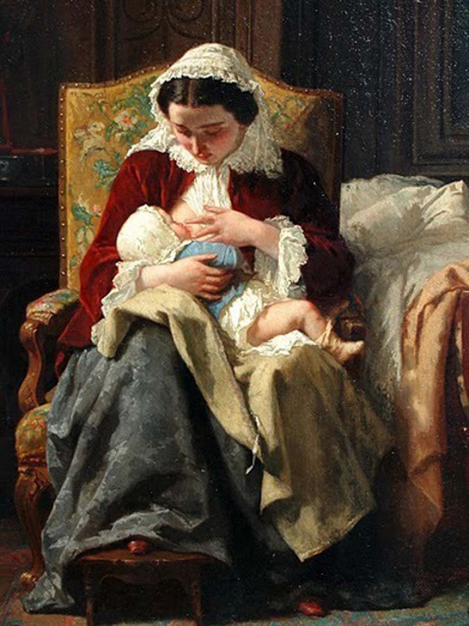 The young mother