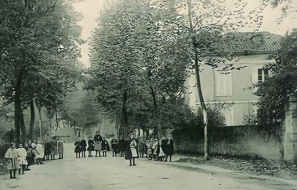 ancienne école de filles au Jacon à Pissos en 1910