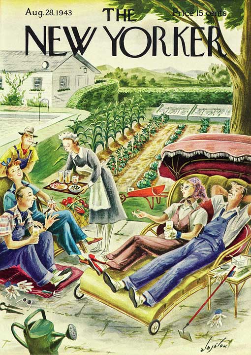 Week-end à la campagne - The New Yorker 28 aoùt 1943