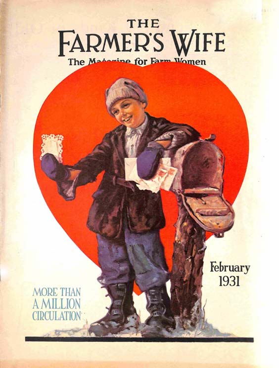 1931-02 Une lettre pour la Saint-Valentin