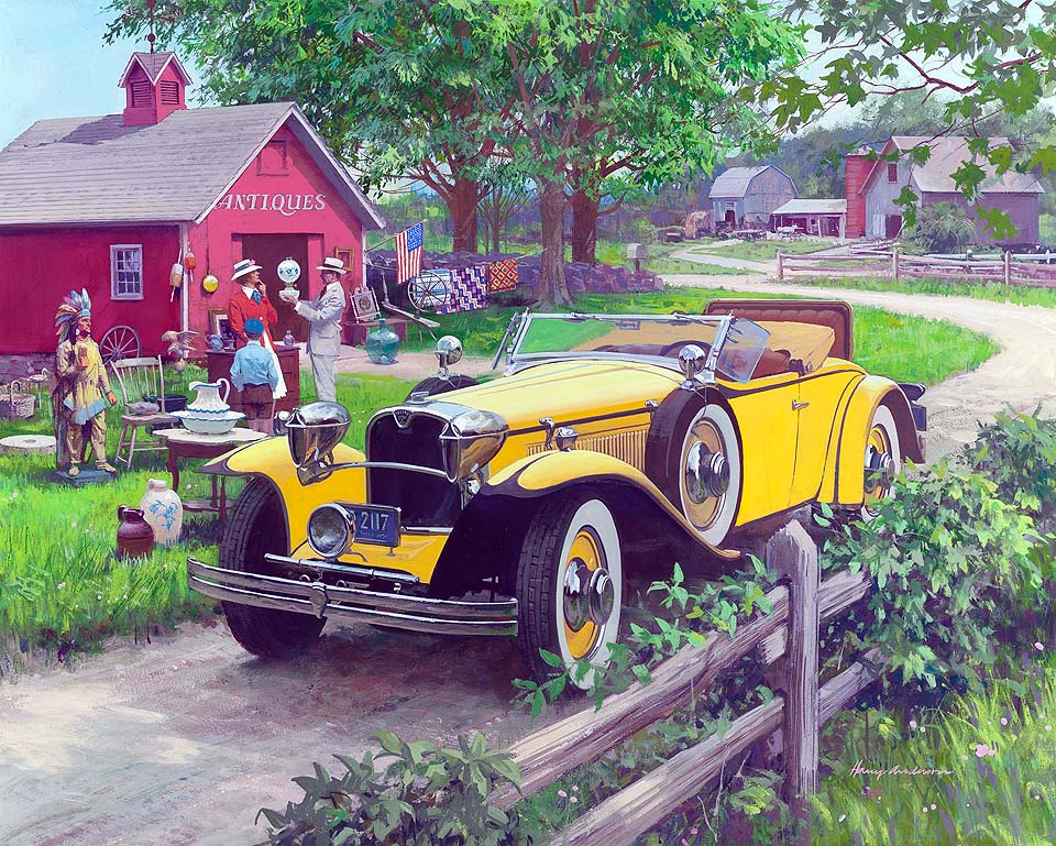 1930 Ruxton Roadster: Barn Antiques