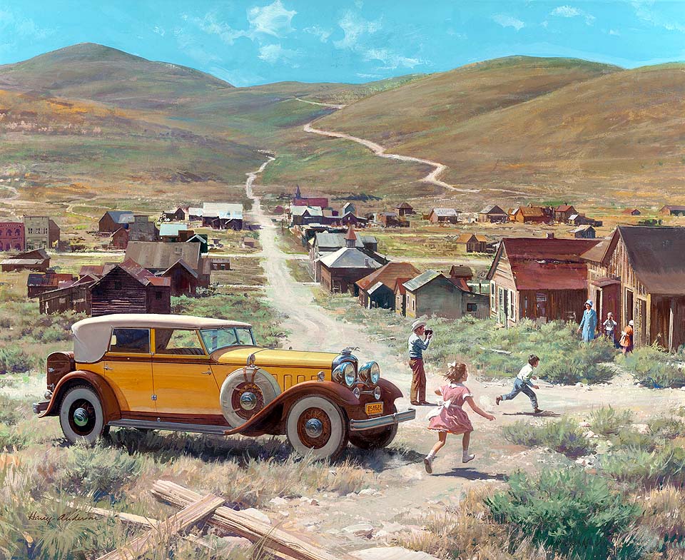 1932 Lincoln Convertible Sedan: Gold Ghost Town, Bodie, California