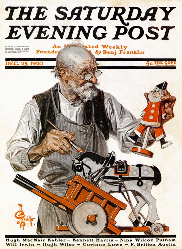 1920-12-25 - Le Père Noël peint