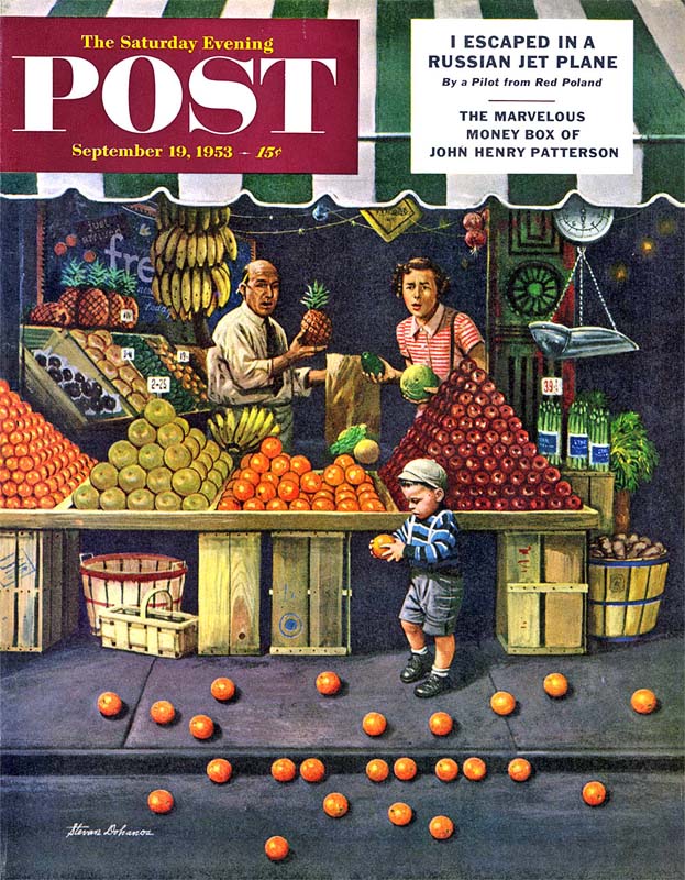 1953-09-19 Toddler and Oranges