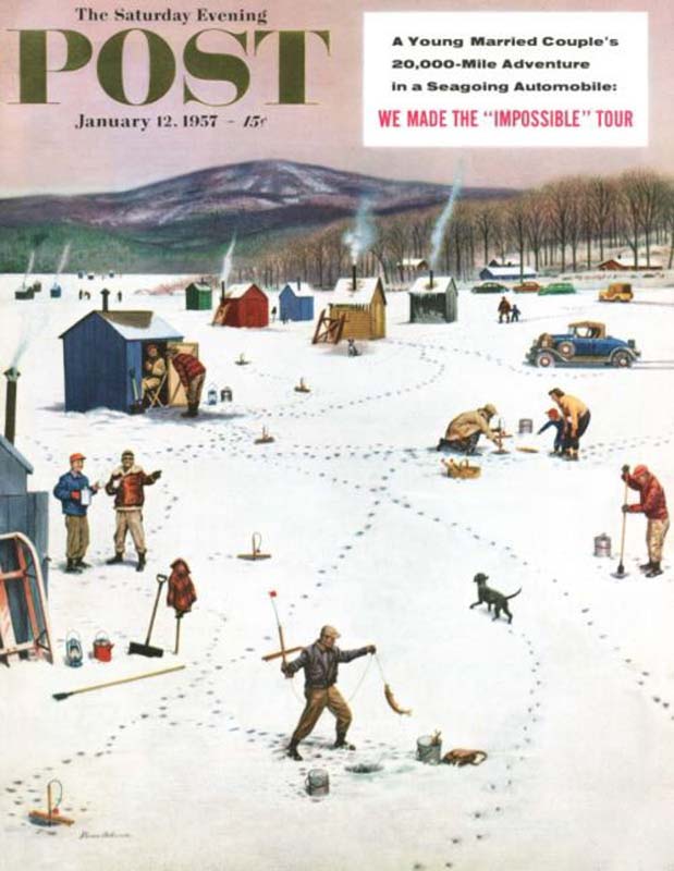 1957-01-12 Ice Fishing Camp
