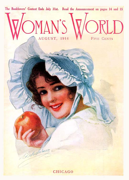 1914-08 Jeune fille à la pomme